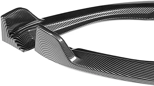 Vista 3 de Kit de 3 bordes para parachoques delantero compatible con Infiniti G35 Coupe/2-DR 2003-2007, alerón de protección divisor estilo GT, difusor de aire