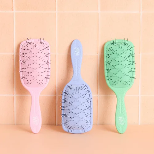 Vista 14 de Wet Brush Go Green - Cepillo desenredante de pelo grueso, cerdas IntelliFlex ultrasuaves con AquaVent - Afloja suavemente los nudos mientras