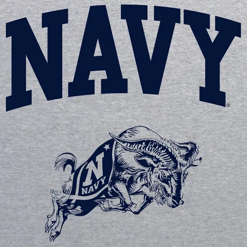 Vista 4 de NCAA Arch Logo - Camiseta sin mangas de la Universidad de la Escuela Navy Midshipmen Deporte Gris