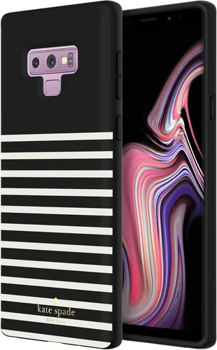 Vista 7 de kate spade new york Funda protectora rígida para Samsung Galaxy Note9 - Blanco floral de ensueño con gemas