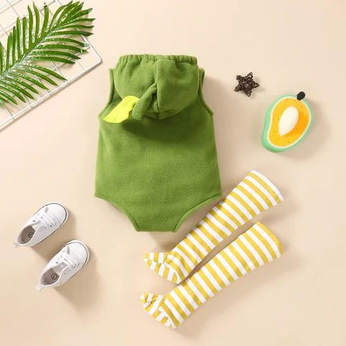 Vista 6 de ZHSKEUUN Newborn Baby Boys Girls Halloween AvocadoPumpkinDinosaur Costumes Halloween Cosplay