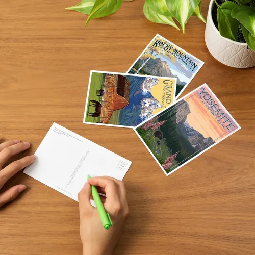 Vista 8 de Lantern Press Postales de Parques Nacionales, juego completo de los 63 63 Parques Nacionales