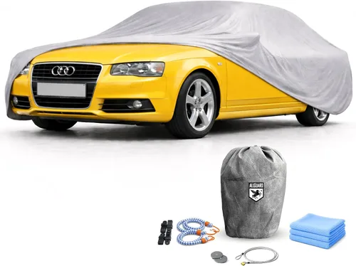 Vista 10 de Fundas de coche resistentes a los arañazos para interior compatible con Audi 1996-2008 A4 – Material satinado negro ultra suave cubierta de coche