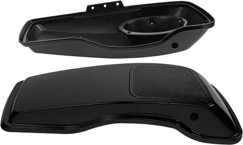 Vista 8 de Parrillas recortadas 6X9 tapas de altavoz para Harley Touring Road King Street Electra Glide 2014-2024