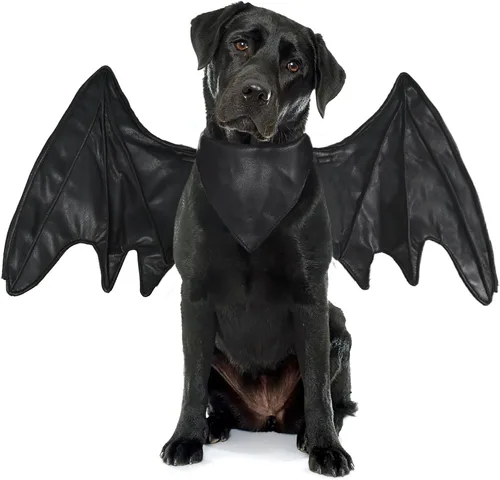 Vista 2 de Divertido disfraz de reno y alce para perro, bonita peluca peluda para Halloween y Navidad
