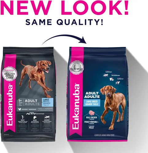 Vista 4 de Eukanuba Alimento seco para perros adultos de raza grande, bolsa de 4.5 libras