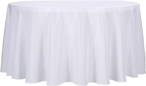 Vista 100 de Ascoza Paquete de 2 manteles cuadrados negros de tela de poliéster de 52 x 52 pulgadas para bodas, banquetes, restaurantes y fiestas