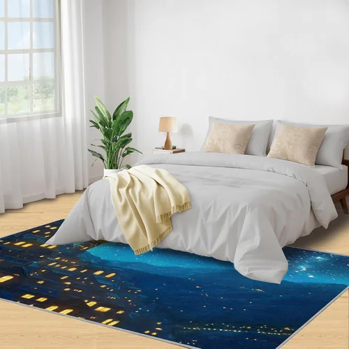 Vista 36 de Desert Dunes Rugs for Bedroom, Desert Landscape Area Rug, Natural Scenery Rugs for Living Room, Indoor Non-Slip Rug, Machine Washable Carpet for