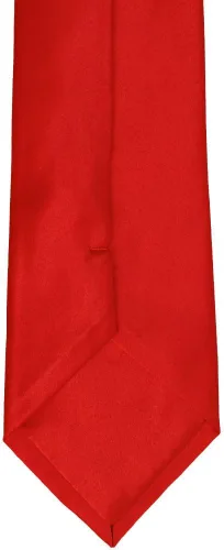 Vista 356 de tiemart Corbata de color sólido para hombre Longitud estándar