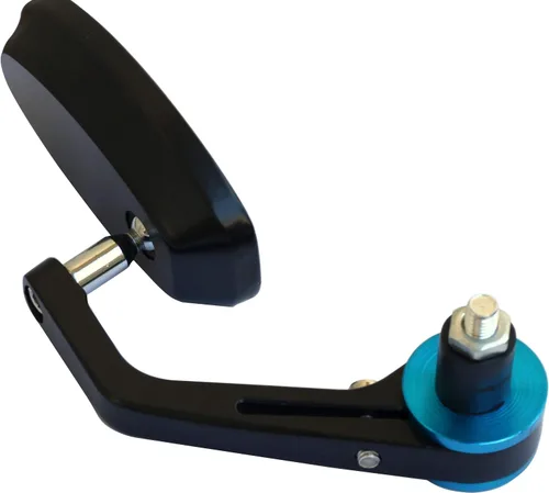 Vista 3 de 1 Pair Motorcycle Black with Blue Cover Handlebar End Mirrors Compatible for 2016 Kawasaki Ninja H2R