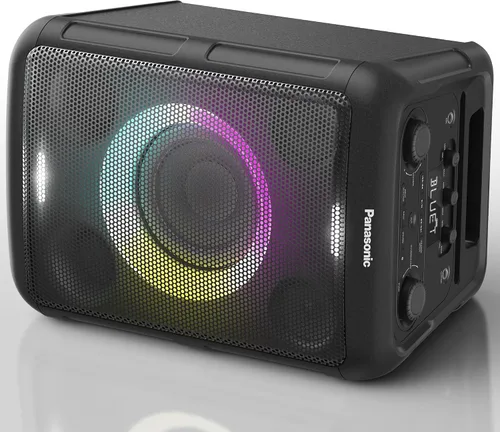 Vista 11 de Panasonic BMAX Altavoz Portátil Bluetooth, 75W Boost de Graves, Batería de Larga Duración, Inalámbrico, 7 Colores de Luz y 12 Patrones con Flash