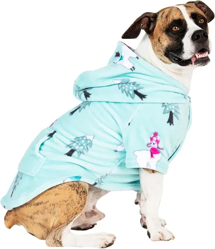 Vista 7 de Footed Pajamas - Enterizo con capucha a juego para la familia Suéteres de una pieza para niños, niñas, hombres, mujeres y mascotas, unisex, Candy