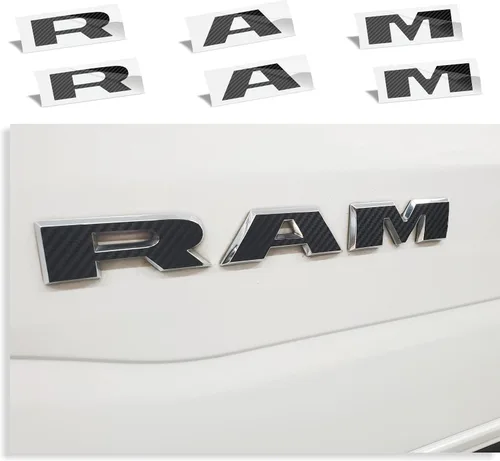 Vista 24 de Reflective Concepts 2019-2026 Adhesivos de calcomanías para emblemas de puerta RAM - (Color: Bandera Americana)