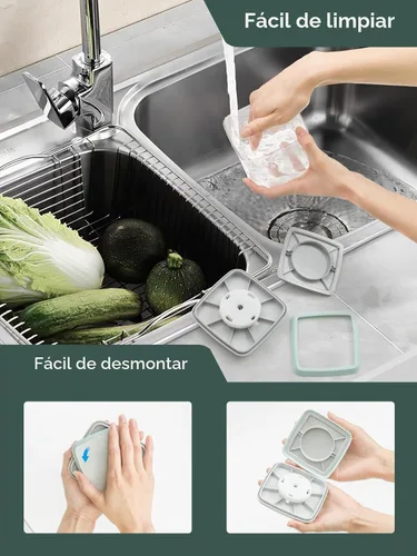 Vista 6 de Recipiente hermético pequeño, 0.3 cuartos de galón con tapa emergente