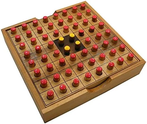 Vista 4 de Winshare Puzzles and Games Othello/Reversi - Juego de estrategia de madera tamaño viaje