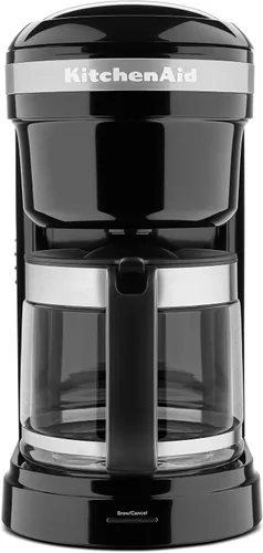 Vista 3 de KitchenAid Cafetera de 12 tazas + tostadora de 2 rebanadas, color plateado