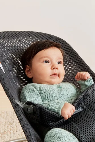 Vista 5 de BabyBjörn Bouncer Bliss Silla de rebote para bebé, Malla, Antracita