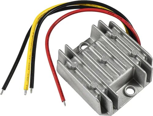 Vista 9 de HQRP Convertidor descendente CC-CC de 24 V a 12 V 10 A 120 W, adaptador de fuente de alimentación compatible con carrito de golf Club Car, tira