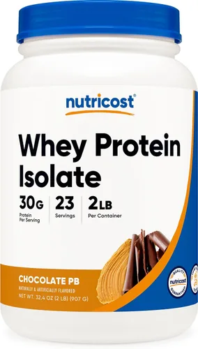 Vista 11 de Nutricost Polvo aislado de proteína de suero (masa de pastel, 2 libras)