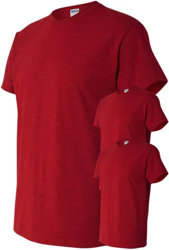 Vista 274 de Gildan Camiseta G500 para hombre Ceniza/baya