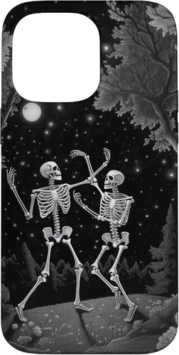 Vista 20 de iPhone 12 mini Estética Ocultista Grunge Gótico Esqueleto Bailando Halloween Case