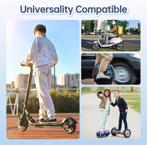 Vista 8 de Cargador de batería de 24V 2A con XLR de 3 pines para silla eléctrica Jazzy, eZip Trailz, Schwinn S300-S650, Hoveround, Shoprider, Golden Buzzaround
