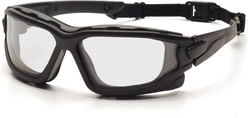 Vista 5 de PYRAMEX I-Force Sporty Dual Pane Anti-Fog Goggle, Black Frame/Clear Anti-Fog Lens