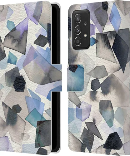 Vista 12 de Head Case Designs Officially Licensed Ninola Color Joy Pattern Abstract Leather Wallet Case Compatible with Samsung Galaxy A53 5G (2022)