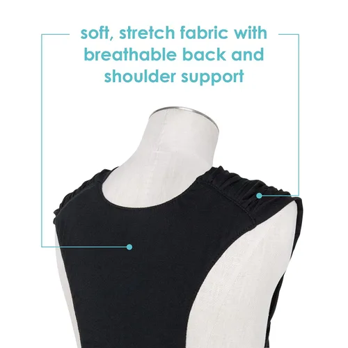 Vista 5 de JJ Cole Agility Flex Cargador de bebé elástico – Portabebés de recién nacido a niño pequeño – Talla única para la mayoría de los padres – Mujeres