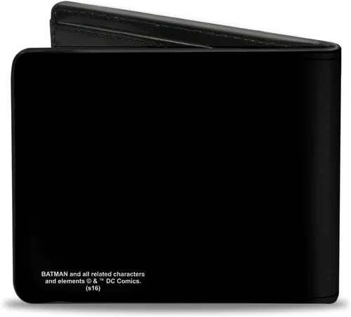 Vista 2 de Buckle-Down Billetera bi plegable de Pu Bifold-Batman para hombre