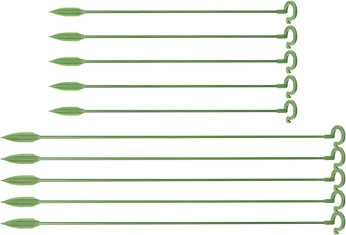 Vista 2 de Yardwe 20pcs Jardín Varillas Palos Mariposas Amaryllis Tomates Orquídea Anti-Alojamiento Alto Para/Soporte Flores Anti- Alojamiento Soporte Estacas