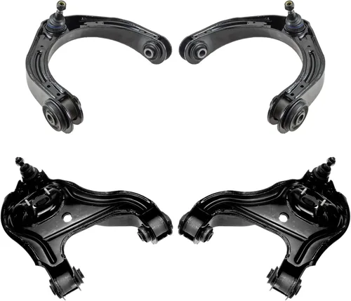 Vista 83 de TRQ Brazo de control superior e inferior del lado del conductor y del pasajero con juego de rótulas compatible con Chevrolet GMC 89-02