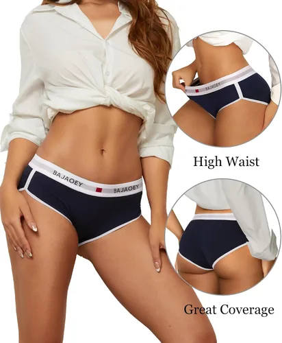 Vista 5 de Ropa interior de algodón para mujer, bragas atrevidas para mujer, bikini cómodo