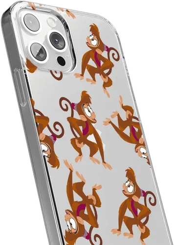 Vista 3 de ERT GROUP Funda de teléfono móvil para iPhone 13 PRO Original y con licencia oficial Disney Patrón Abu 001, funda parcialmente transparente hecha