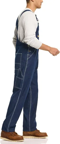 Vista 3 de CQR Overol con peto de ajuste regular para hombre, overol de trabajo duradero, overol utilitario