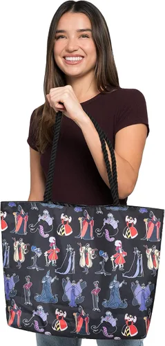 Vista 7 de Disney Bolso de mano Princess Villains Ursula Evil Queen Maléfica Cruella de Vil