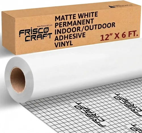 Vista 12 de Frisco Craft s Vinilo permanente azul brillante - 12" x 6 pies
