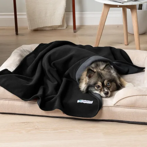 Vista 8 de PetAmi Manta Impermeable para Mascotas Cama para Perros Funda de Sofá para Muebles, Reversible Lavable Forro Polar Suave