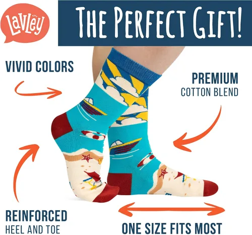 Vista 2 de I'd Rather Be - Calcetines divertidos para hombres y mujeres, regalos para golf, caza, camping, senderismo, esquí, lectura, deportes y mucho más