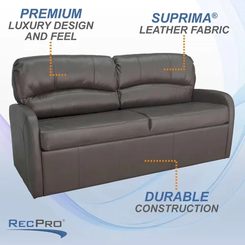 Vista 4 de RecPro Charles 70" Sofá con brazos muebles para cámper, trailer, RV