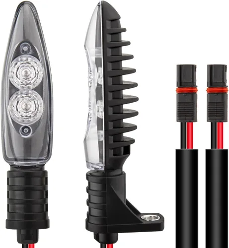Vista 9 de Señales de giro LED para motocicleta KICRY, intermitentes frontales compatibles con BMW F650GS F700GS F800G F800R F800ST HP2 Sport K1200R K1300R