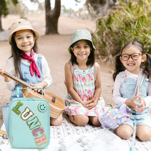 Vista 7 de GYEUKHAM Bolsa de Almuerzo Aislada para Mujeres, Niñas, Adolescentes, Bolsa de Almuerzo para Niños Grande con Aislamiento, Grande, Reutilizable