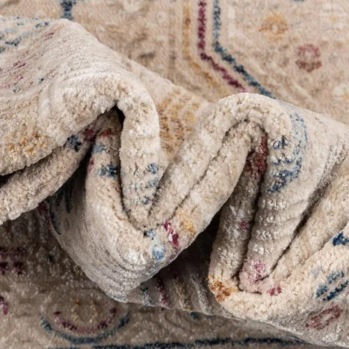 Vista 7 de Unique Loom Deepa Collection - Alfombra de área - Congruence (rectangular 2' 0" x 3' 0", marfil/borgoña)
