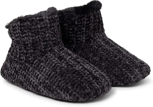 Vista 3 de Dearfoams womens Chenille Bootie