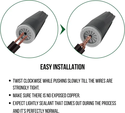 Vista 7 de GKOLED Bula de ángulo de haz de 30 W, 5000 K, 20 °, foco redondo para exteriores con 30 conectores de cable alargados e impermeables