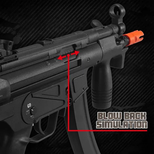 Vista 5 de EMERBU EMERBU - Lanzador de bolas de gel de grado profesional actualizado por EMERBU - Cuerpo de metal y nailon - Alta potencia de 11.1 V - Juego