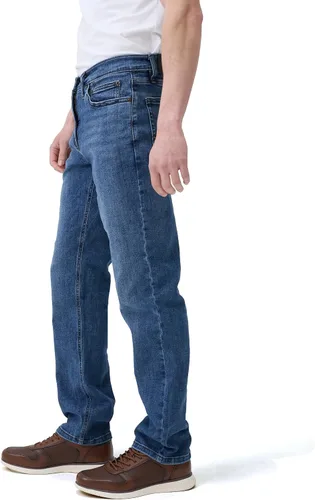 Vista 5 de Urban Star Jeans ajustados para hombre – Pantalones de mezclilla elástica y ajustados para hombre – Ropa casual y de trabajo de comodidad premium