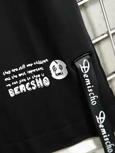 Vista 5 de Camisetas para hombre Techwear Japanese Streetwear Hip Hop Camisas de manga corta para hombre