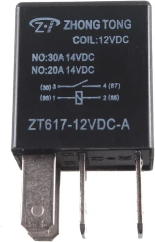 Vista 6 de Enchufe para relé de auto, de E Support™, de 12 V, 30 A, 40 A, 60A, 80A SPST y SPDT