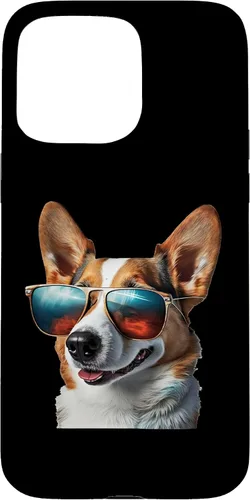 Vista 27 de iPhone 16 Pembroke Welsh Corgi with Sunglasses Case